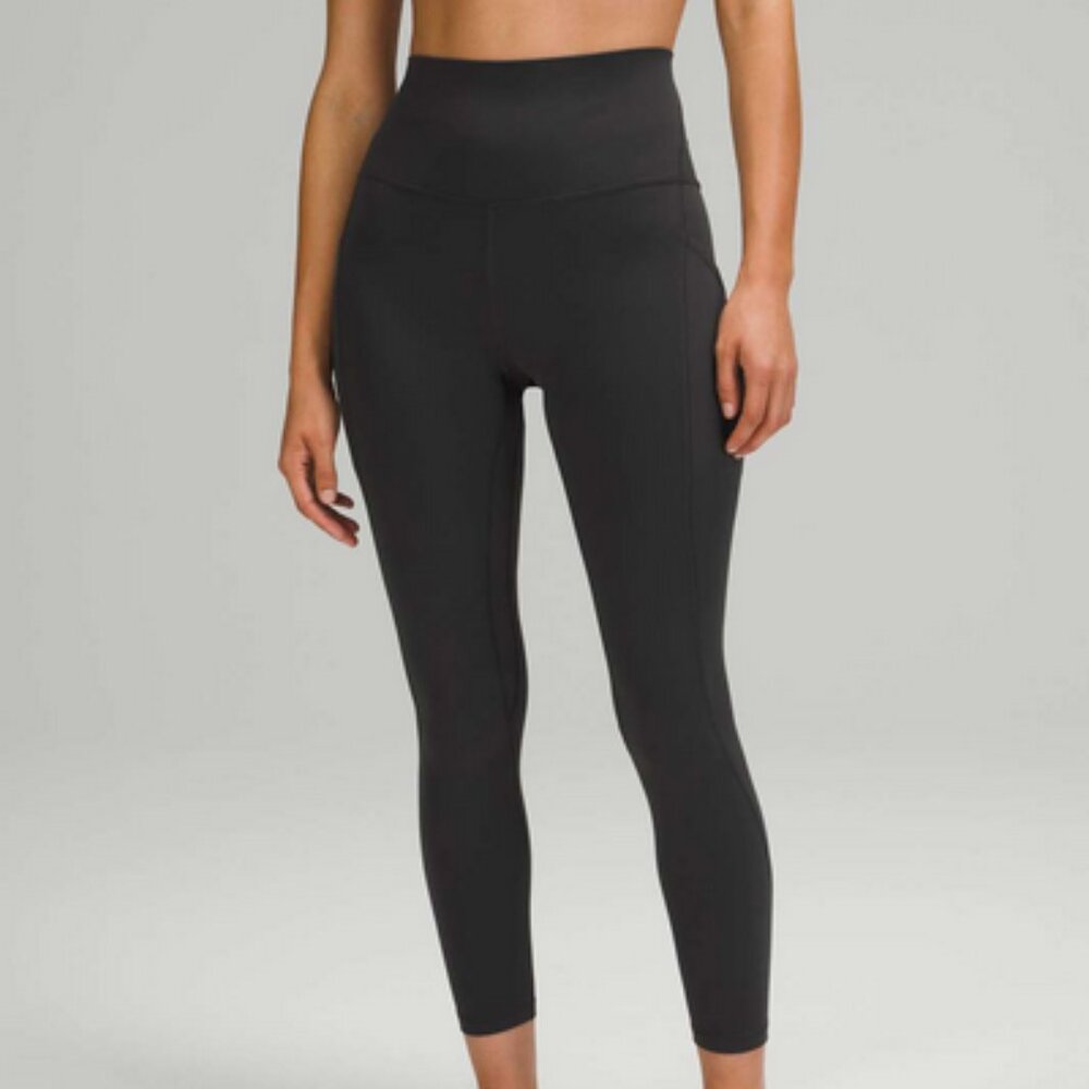 Lululemon Align High Rise Pant With Pockets 25" Graphite Grey Size 2 Leggings